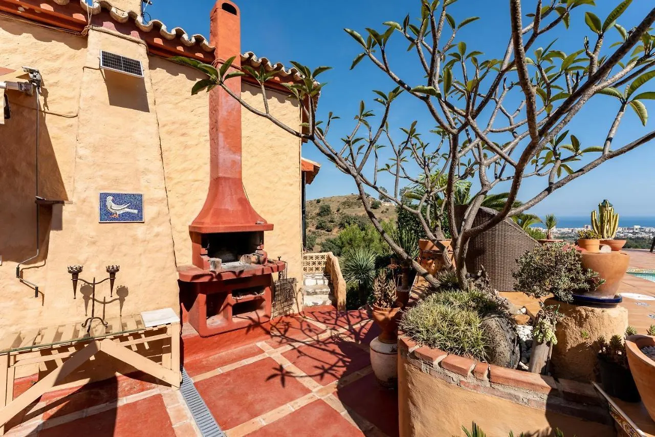 Cosy House Jacuzzi Wifi Pool View Villa Mijas İspanya